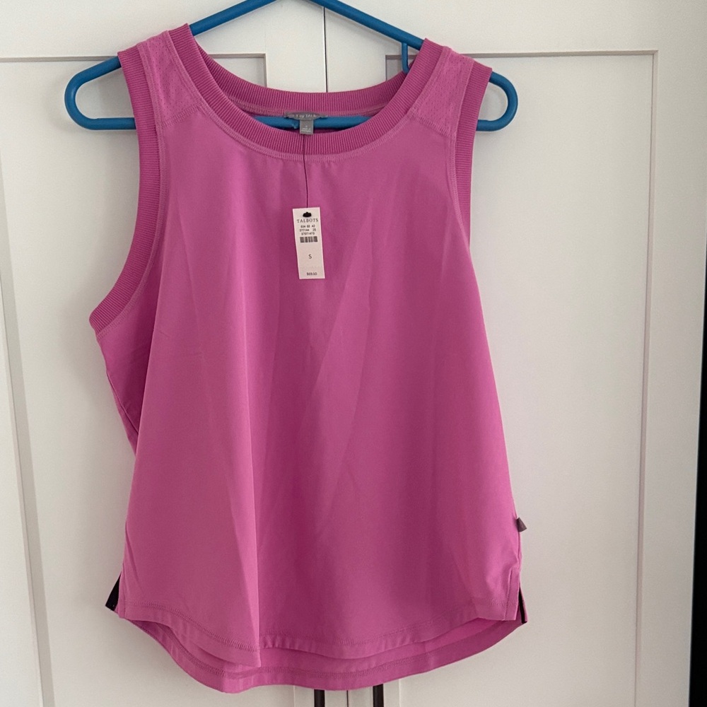 Talbots Pink Sleeveless Top -Brand New!
